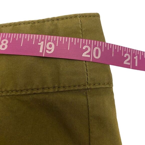 Eddie‎ Bauer Army Green Cargo Trail Flat Front Shorts Size 18 - Picture 13 of 16